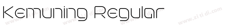 Kemuning Regular字体转换 Kemuning Regular字体转换